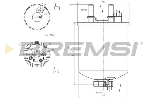 BREMSI FE0785: Kuro filtras