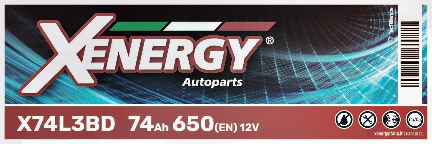 AP XENERGY X74L3BD: Akumulator