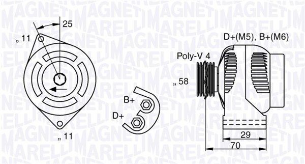 MAGNETI MARELLI 350213614000: Chłodnica, układ chłodzenia silnika