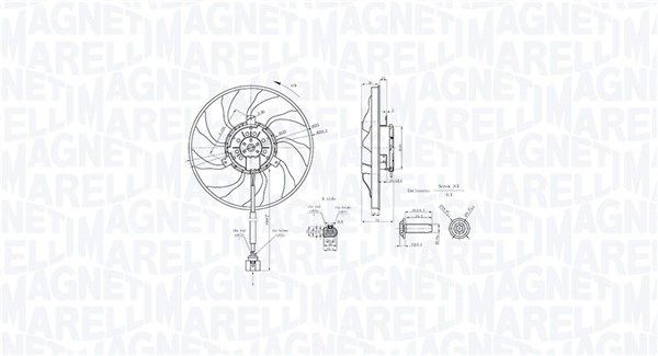 MAGNETI MARELLI 350213776003: Chłodnica, układ chłodzenia silnika