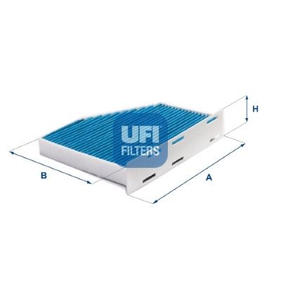 UFI 34.376.00: Filter, salongiõhk ARGENTIUM bakterivastase toimega