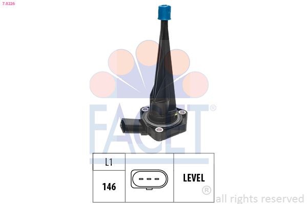 FACET 7.0226: Sensor, motorolieniveau OE Equivalent