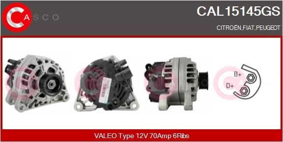 CASCO CIC86002AS: Bobine Brand New HQ 12V