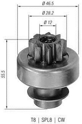 MAGNETI MARELLI 940113020130: Fogaskerék, önindító