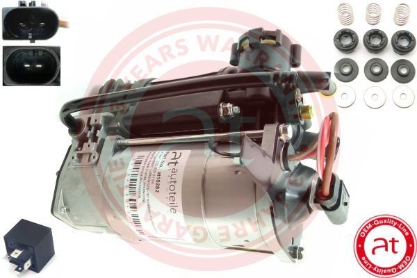 at autoteile germany at10282: Kompresor zawieszenia OEM - Quality - Line Wymagana wymiana przekaźnika, z osuszaczem
