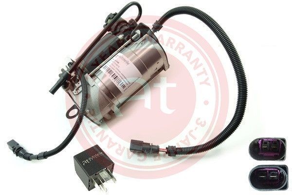 at autoteile germany at10486: Kompresor zawieszenia OEM - Quality - Line z osuszaczem, ze zintegrowanym przekaźnikiem
