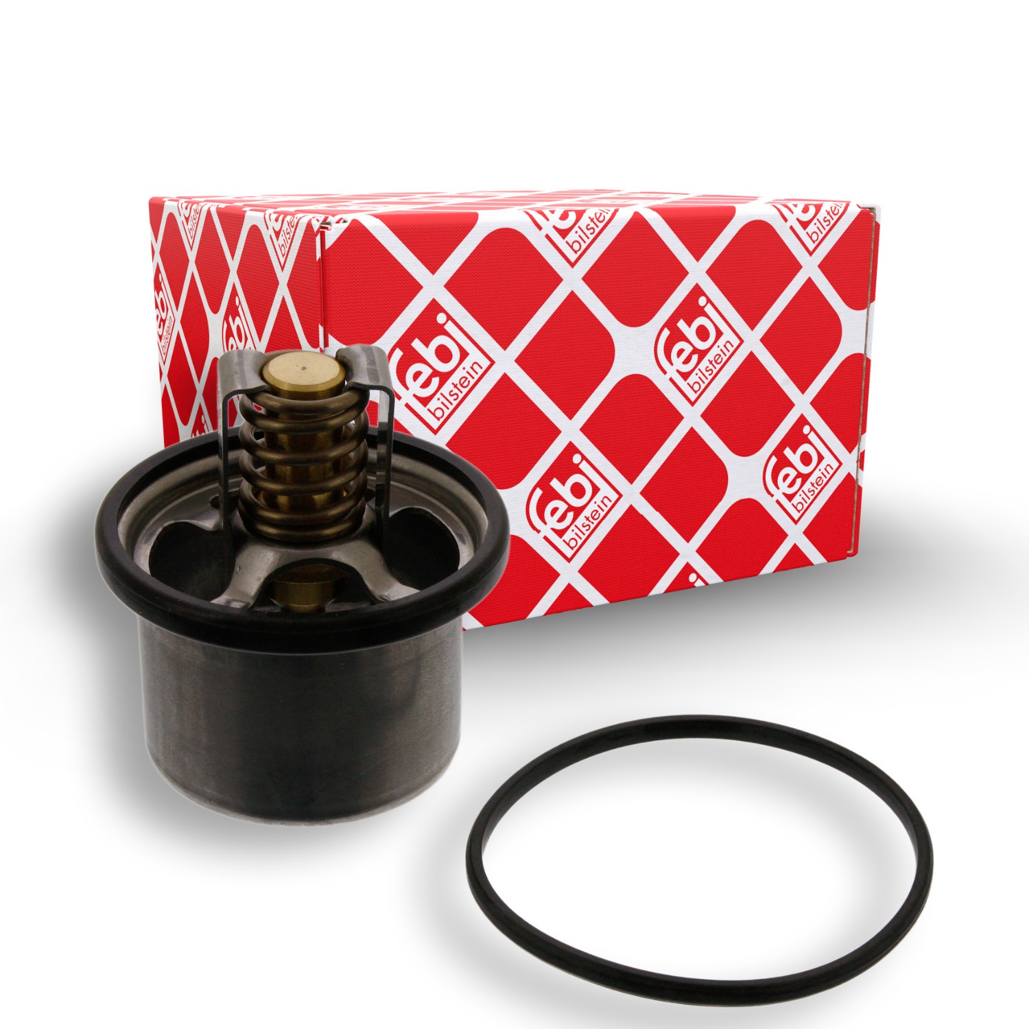 FEBI BILSTEIN 11496: Kühlwasserthermostat 82°C, mit Dichtring