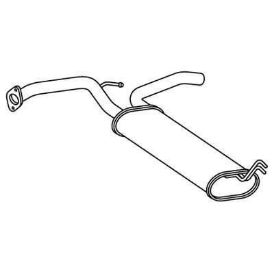 HELLA 8LD 366 032-261: Lõppsummuti Easy2Fit – PARTNERED with Faurecia taga, koos osadega