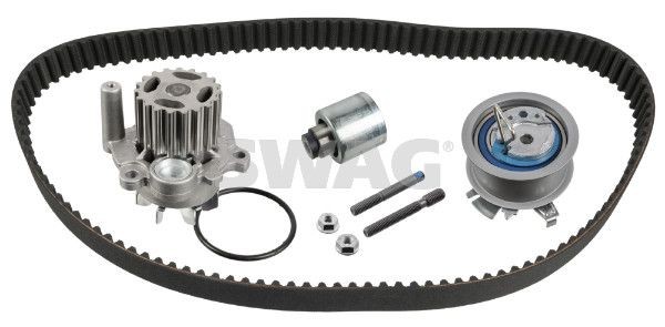 SWAG 33 10 3628: Kit cinghia distribuzione, pompa acqua N° denti: 120, Largh.: 30mm