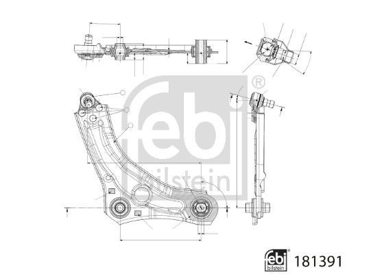 FEBI BILSTEIN 20128: Amortizor puntea spate, presiune ulei, Telescop - amortizor