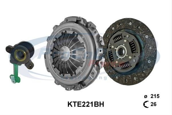 PROCODIS FRANCE KTE221BH: Kit frizione con dispositivo disinnesto centrale, senza sensore, con cuscinetto disinnesto