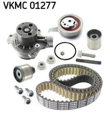 SKF VKMC 01277: Ūdenssūknis + Zobsiksnas komplekts pārslēdzams ūdenssūknis