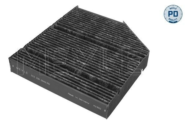 MEYLE 012 326 0044/PD: Interieurfilter MEYLE-PD: Advanced performance and design. Filter insert, hoge fijnstofafscheiding, Heavy duty, Carbon filter, NOx-filter, NOx-absorberende werking, met geurabsorberende werking, Met anti-allergische werking, Fijnstoffilter (PM 2.5)