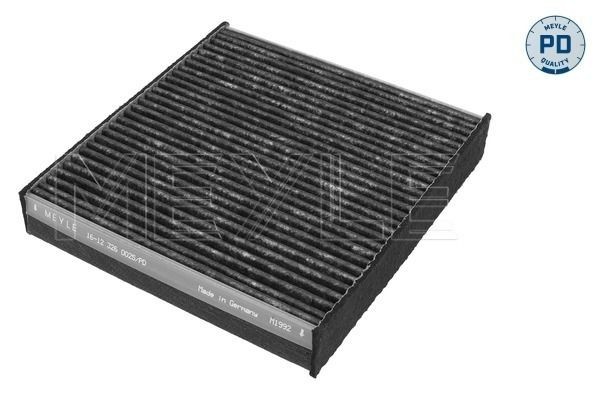 MEYLE 16-12 326 0025/PD: Filter, salongiõhk MEYLE-PD: Advanced performance and design. Filtrer, lõhna absorbeeriva toimega, kõrge peentolmu eraldus, Peentolmufilter (PM 2.5), Aktiivsöefilter, Kõrgendatud nõudmiste tarvis