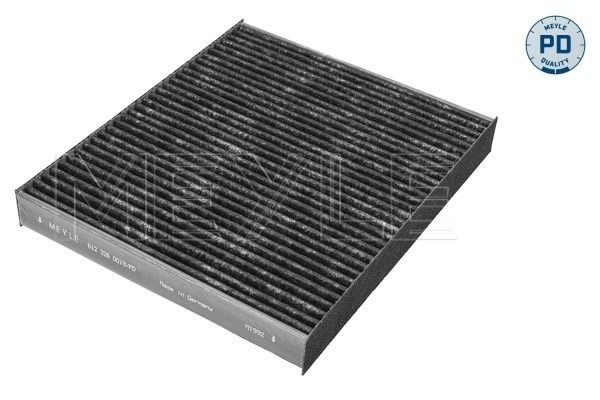 MEYLE 612 326 0019/PD Innenraumfilter MEYLE-PD: Advanced performance and design. NOx-absorbierende Wirkung, NOx-Filter, hohe Feinstaubabscheidung, mit geruchsabsorbierender Wirkung, Feinstaubfilter (PM 2.5), Aktivkohlefilter, für erhöhte Anforderungen, Filtereinsatz
