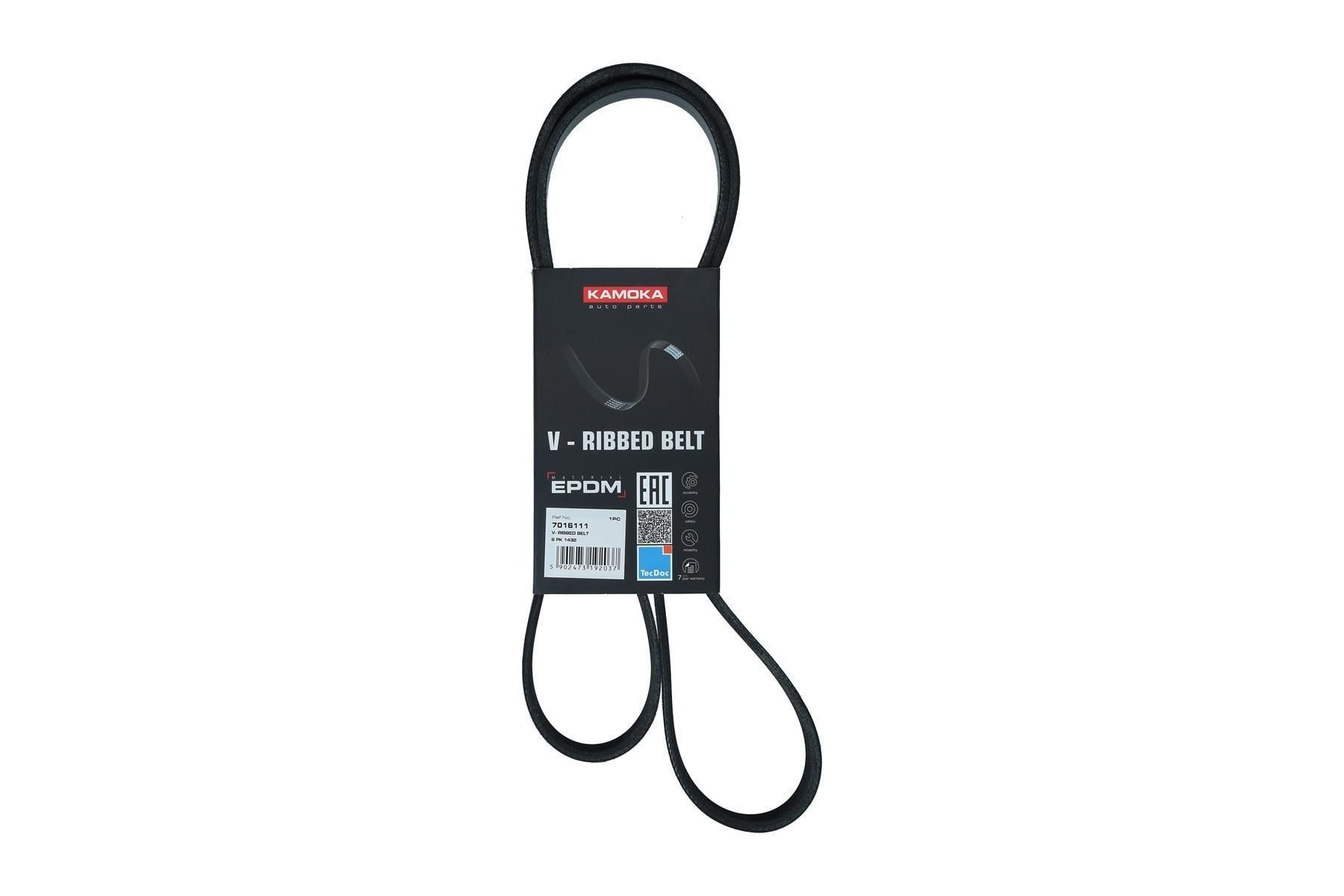 KAMOKA 7016111: Ιμάντας poly-V 1432mm, Πλήθος ραβδώσεων: 6
