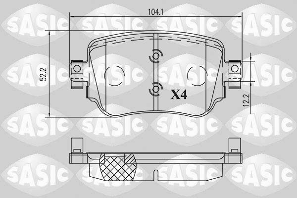 SASIC 6216217: Piduriklotsid Tagasild