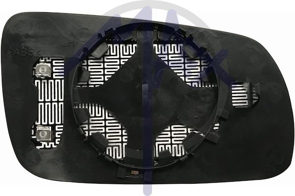 MAX MVW301-L: Κρύσταλλο καθρέφτη, εξωτ. καθρέφτης εμπρός αριστερά