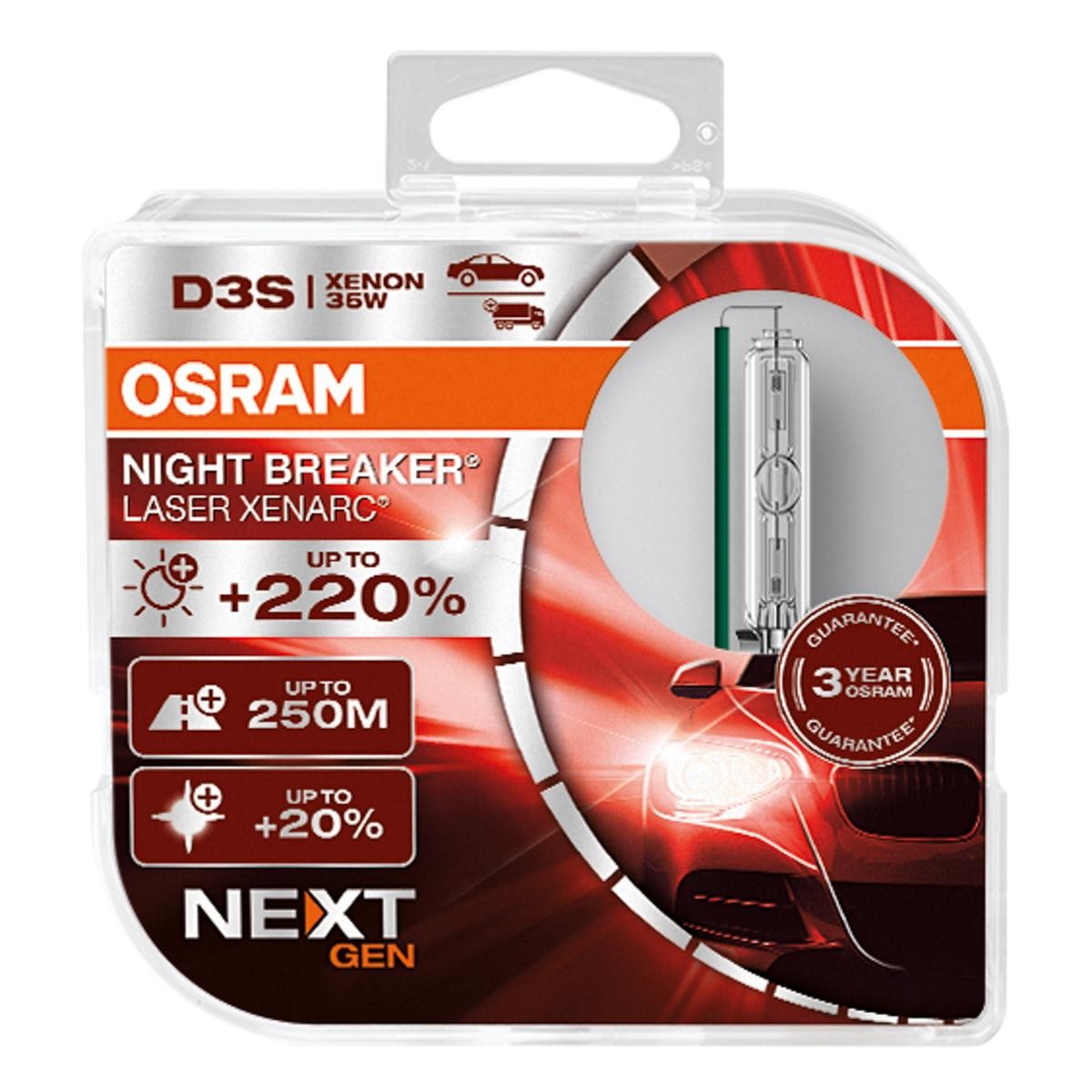 OSRAM 66340XNN-HCB: Ksenoontuli XENARC® NIGHT BREAKER® LASER XENARC NIGHT BREAKER LASER next Generation