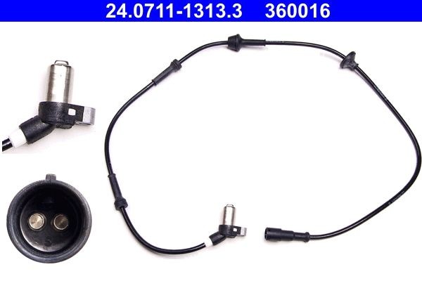 ATE 24.0711-1313.3: Capteur ABS 1130mm