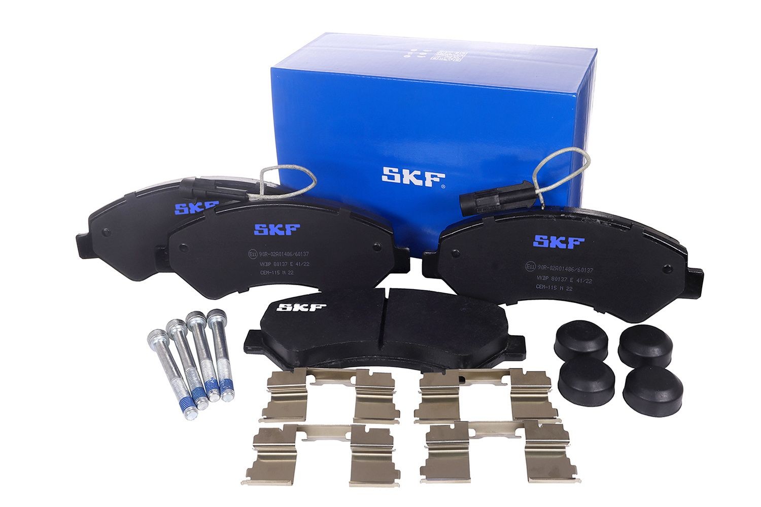 SKF VKBP 80137 E: Piduriklotsid koos lisadega