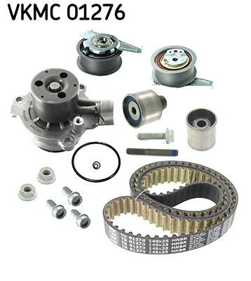 SKF VKMC 01276: Sada rozvodového řemene s vodní pumpou zuby: 145, s těsněním vodního čerpadla, s integrovaným vypínacím kontaktem, sepnutelná vodní pumpa