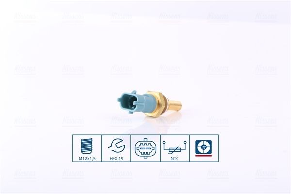 NISSENS 207019: Andur, Jahutusvedeliku temp. ** FIRST FIT ** M12*1,5