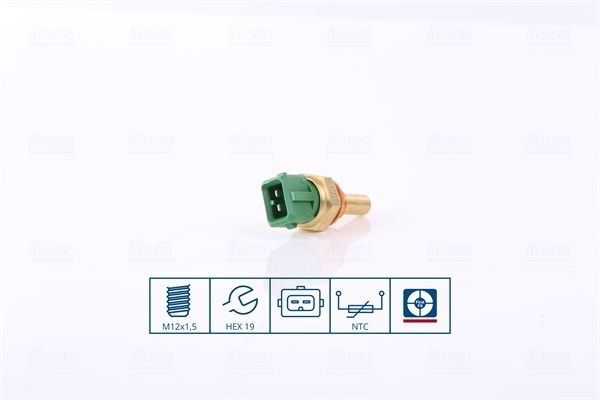 NISSENS 207041: Senzor, temperatura lichid de racire ** FIRST FIT ** M12*1,5