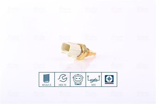 NISSENS 207098: Senzor, temperatura lichid de racire ** FIRST FIT ** M12*1,5