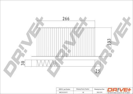 Dr!ve+ DP1110.12.0172: Filtru, aer habitaclu Filtru carbon activ