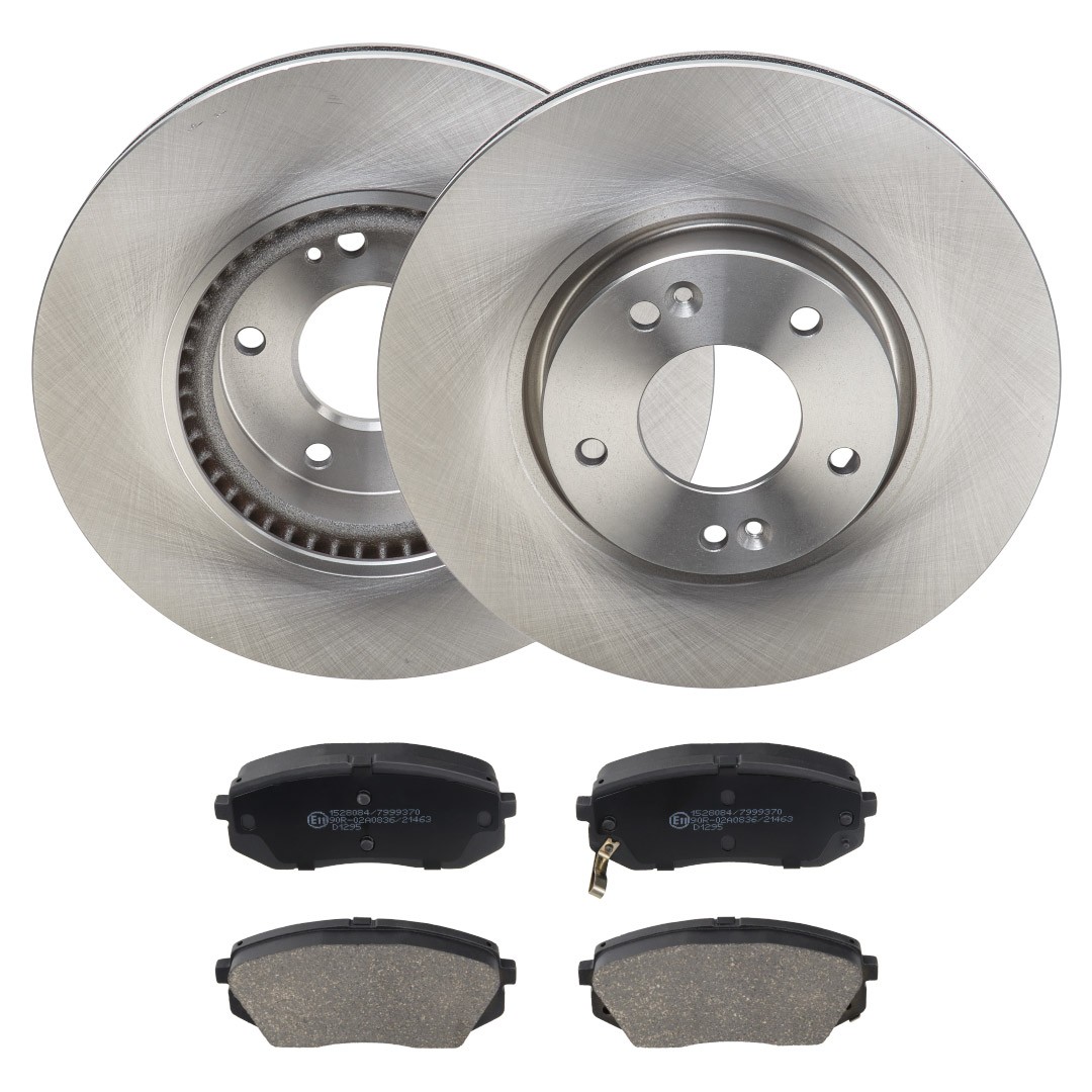 RIDEX 3405B2034: Pidurikomplekt, ketaspidur Esisild, Ø: 300mm, sisemine õhutus