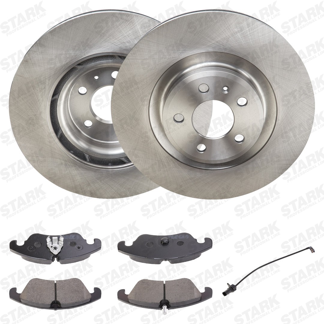 STARK SKBK-10992052: Souprava brzd, koutocova brzda přední osa, R: 345mm, větráno