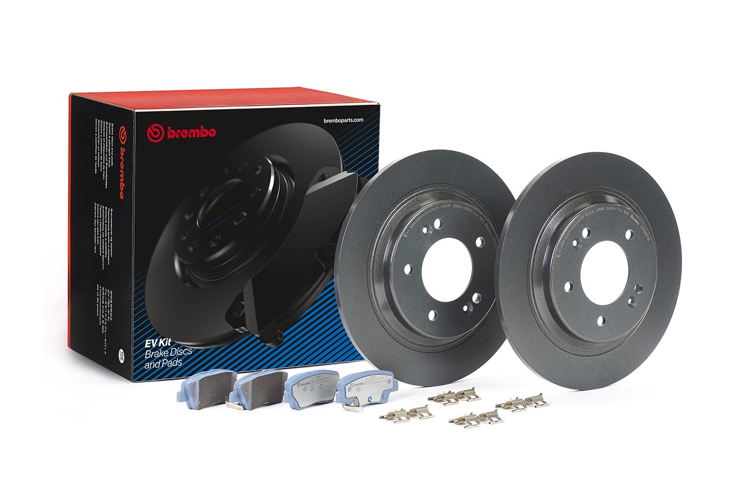 BREMBO KT 08 016: Pidurikomplekt, ketaspidur BEYOND LINE - EV Ø: 284mm, täis, koos kokkusurumisvastase plekiga, koos kruvidega