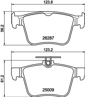 MINTEX MDB3523: Piduriklotsid