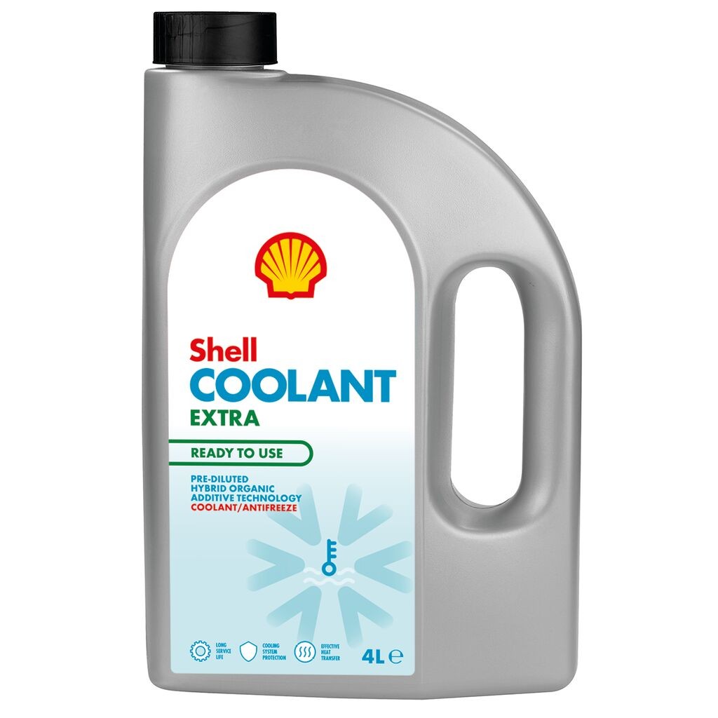 SHELL 550061800: Chladiaca kvapalina Coolant Extra Ready to Use Coolant, Extra