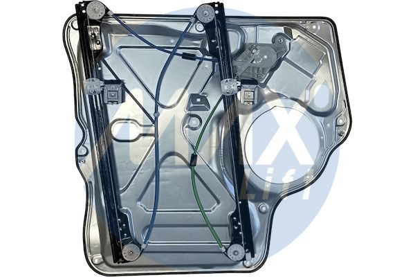 MAX WVW157-R: Mecanism actionare geam fata dreapta, electric, fara motor electric, cu placa insurubata
