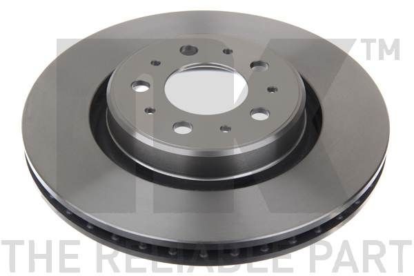 NK 204837: Disc de frână Ř: 302mm, ventilat, Ř: 302mm, uns