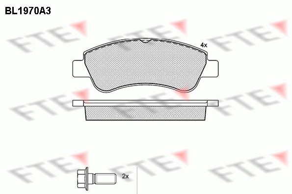 FTE 9010554: Bremseklodser foraksel