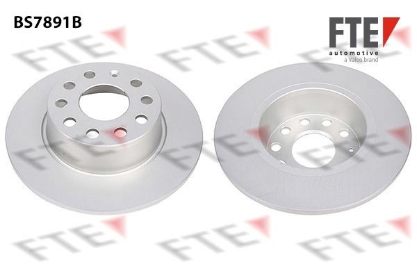 FTE 9082640: Brzdový kotúč COATED RANGE FTE Zadna naprava, Ø: 272mm, plný, Ø: 272mm, potiahnutá
