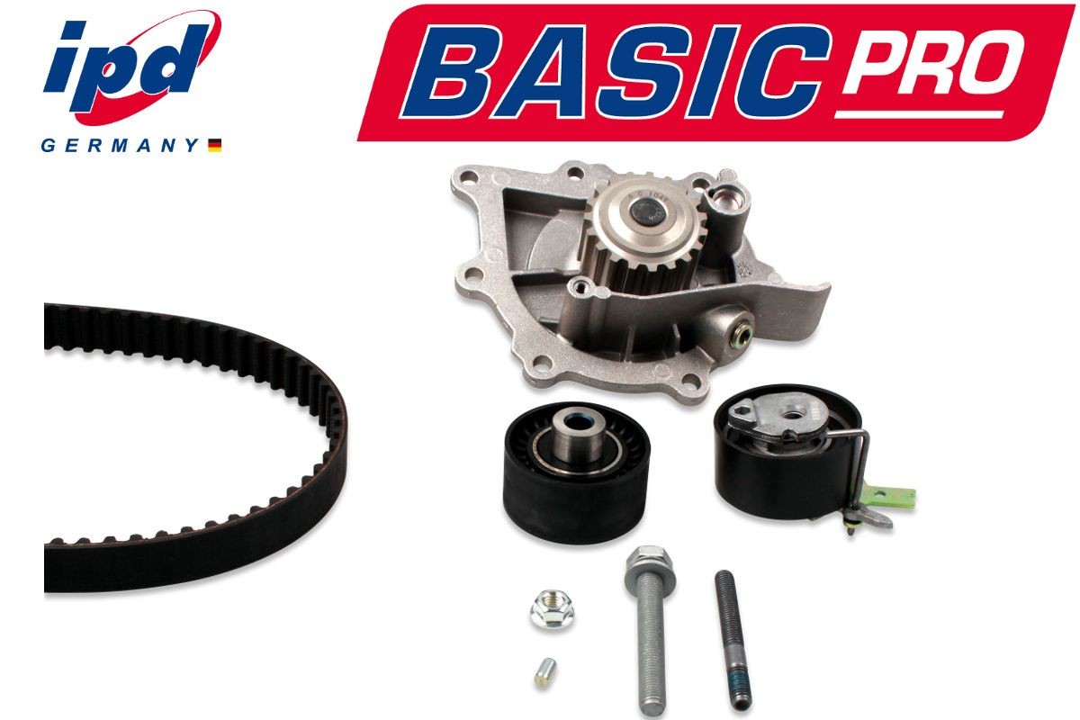 HEPU K62355: Sada rozvodového řemene s vodní pumpou IPD BASIC-PRO zuby: 118, Šířka: 25,4mm