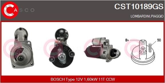 CASCO CCH75010KS: Turbinhjulstomme, turboaggregat