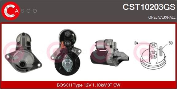 CASCO CCH75021KS: Turbinhjulstomme, turboaggregat