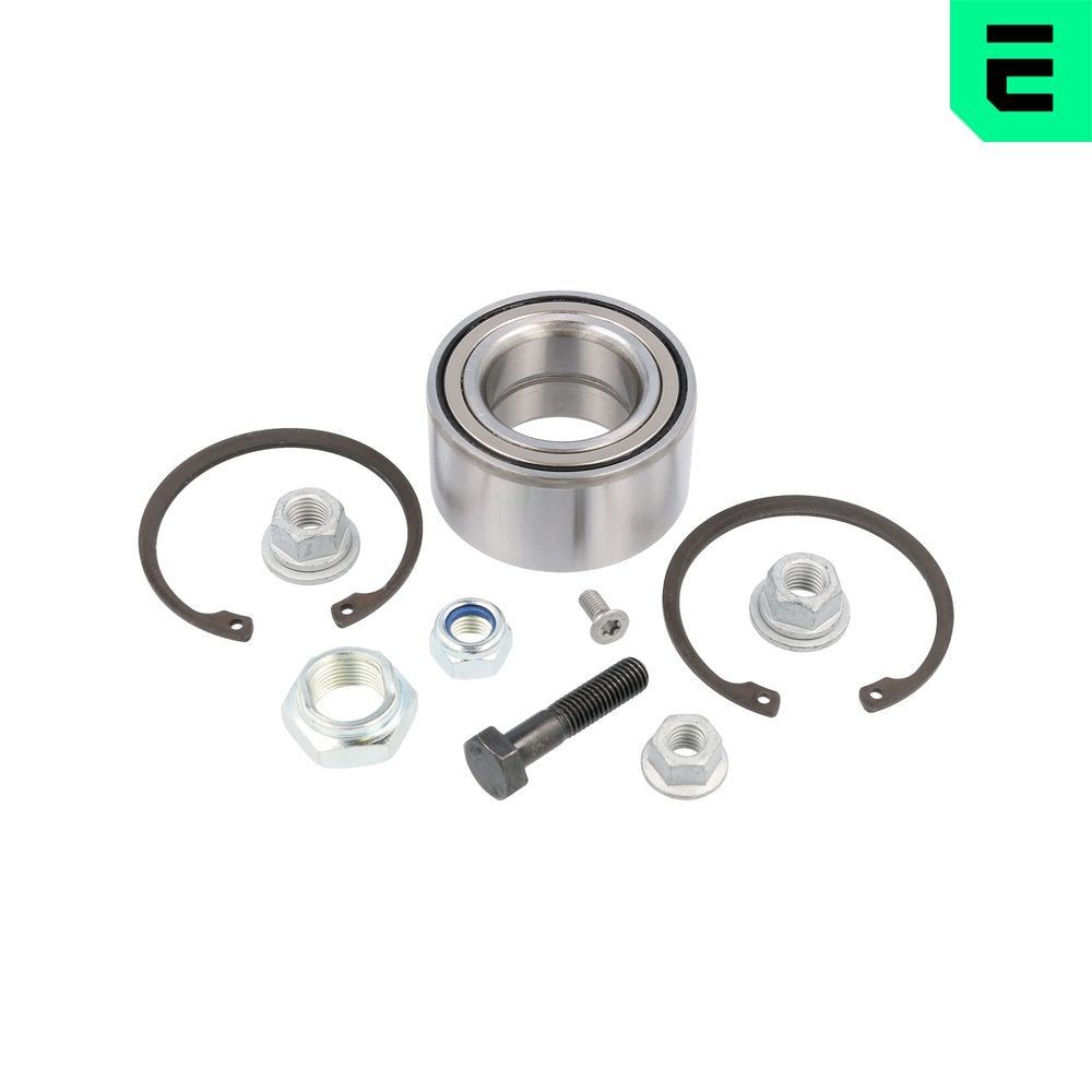 OPTIMAL 100022 Radlagersatz mit Sicherungsring, mit Schraube, mit Mutter