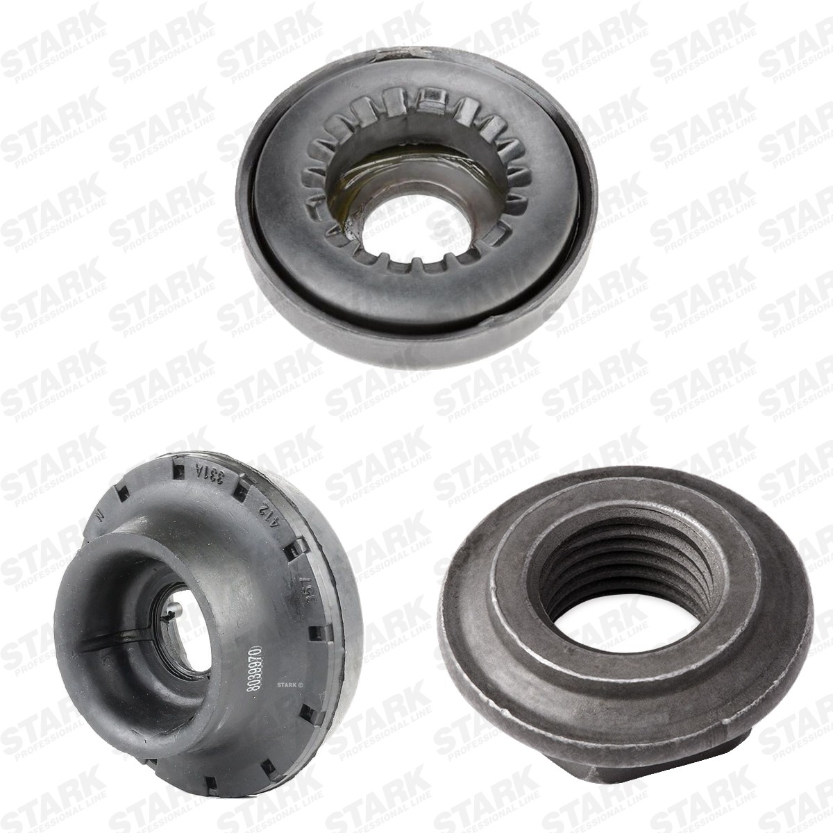 STARK SKRPK-1250067: Reparatieset, Ring voor schokbreker veerpootlager Vooras, Met kogellager
