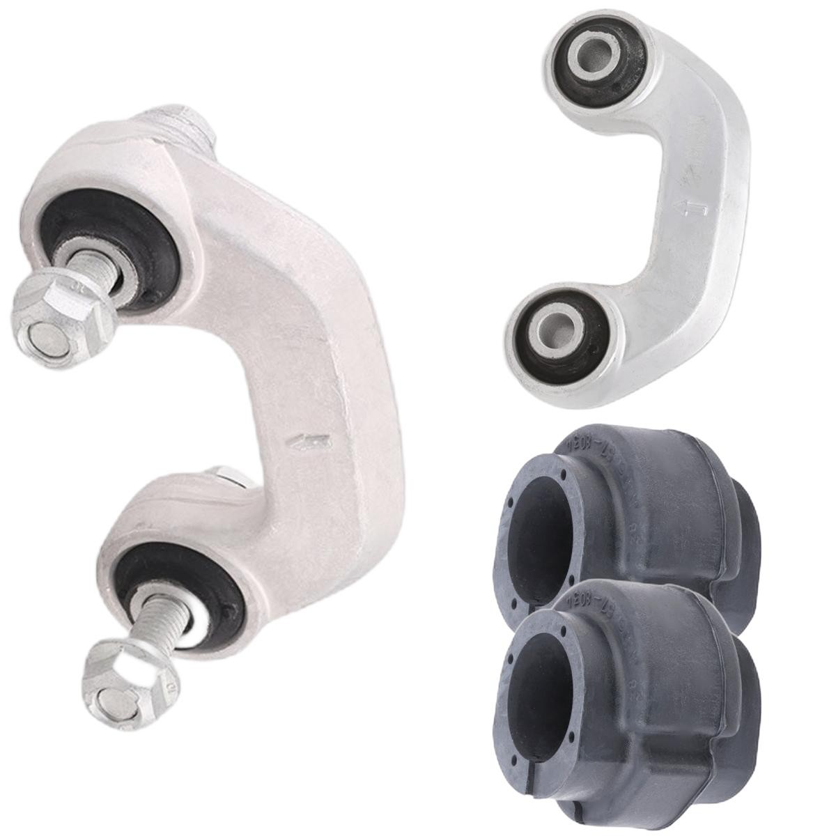 RIDEX 1097S0199: Kit de réparation, suspension du stabilisateur des deux côtés de l'essieu avant, intérieur, avec bielle/barre de poussée