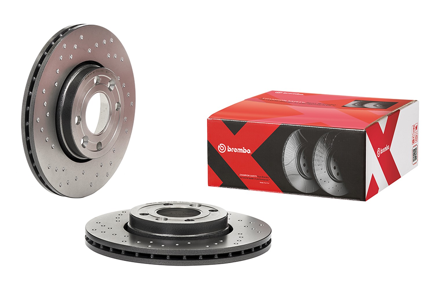 BREMBO 09.9078.2X: Piduriketas XTRA LINE - Xtra Ø: 258mm, augustatud/sise, Ø: 258mm, kaetud, koos kruvidega