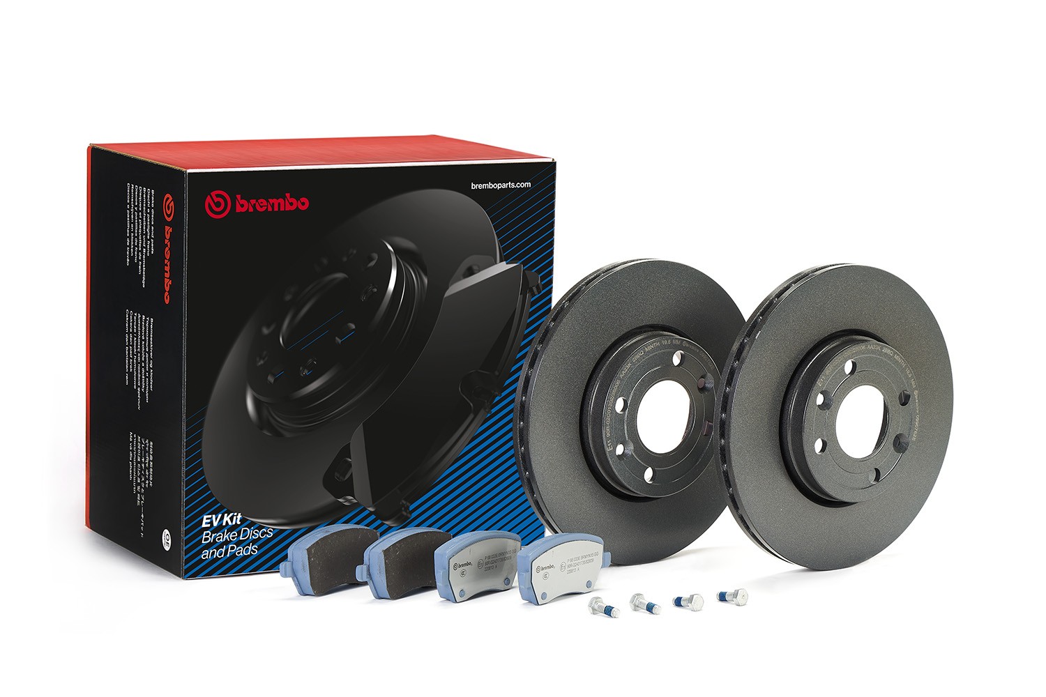 BREMBO KT 08 031: Pidurikomplekt, ketaspidur BEYOND LINE - EV Ø: 258mm, sisemine õhutus, koos kruvidega, koos pidurisadula kruvidega