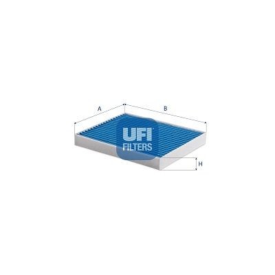 UFI 34.468.00: Filtrs, Salona telpas gaiss ARGENTIUM ar antibakteriālu efektu