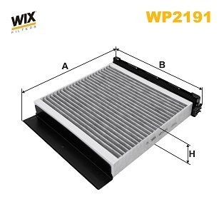 WIX FILTERS WP2191: Filtro abitacolo Filtro al carbone attivo