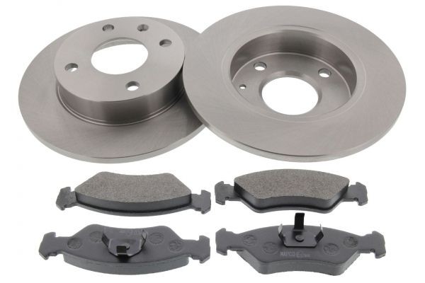 MAPCO 47651: Pidurikomplekt, ketaspidur Esisild, Ø: 239mm, täis